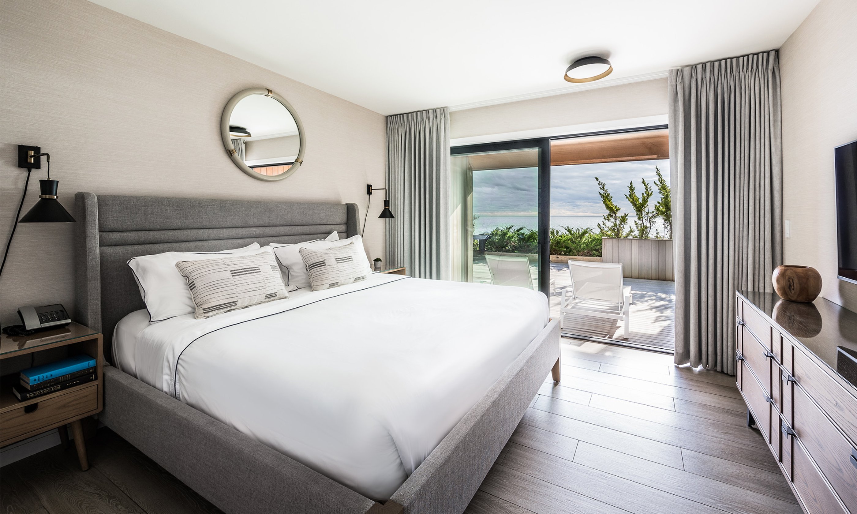One Bedroom Oceanfront Suite Bedroom
