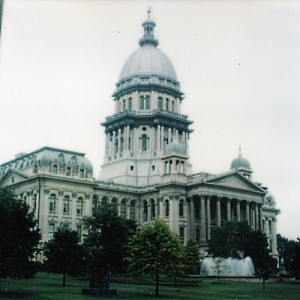 Illinois State Capitol in the late 1970s