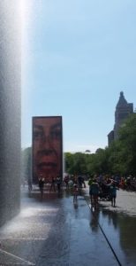 Crown Fountain, 2016