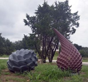 Sotol Duet at the entrance to Panther Springs Park, San Antonio